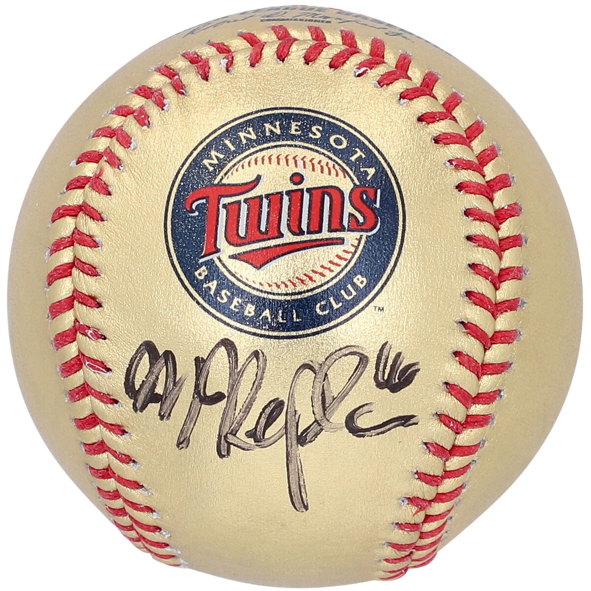 Autographed by Max Kepler, this Gold Leather Baseball is ready to boost your Minnesota Twins memorabilia. Featuring a un...