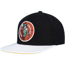 NBA セルティックス スナップバック キャップ Mitchell & Ness（ミッチェル＆ネス） メンズ ブラック (NBA MNC HWC SSBSTS Wear Away Visor Snapback)