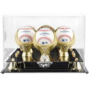 MLB ホワイトソックス コレクタブル用 野球ボールケース Fanatics（ファナティクス） (Golden Classic Three Baseball Logo Display Case)