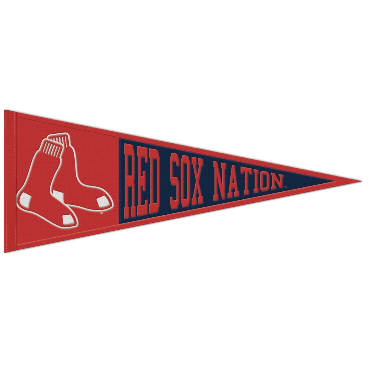 MLB レッドソックス ペナント ウィンクラフト (13X32 Wool Pennant Slogan)