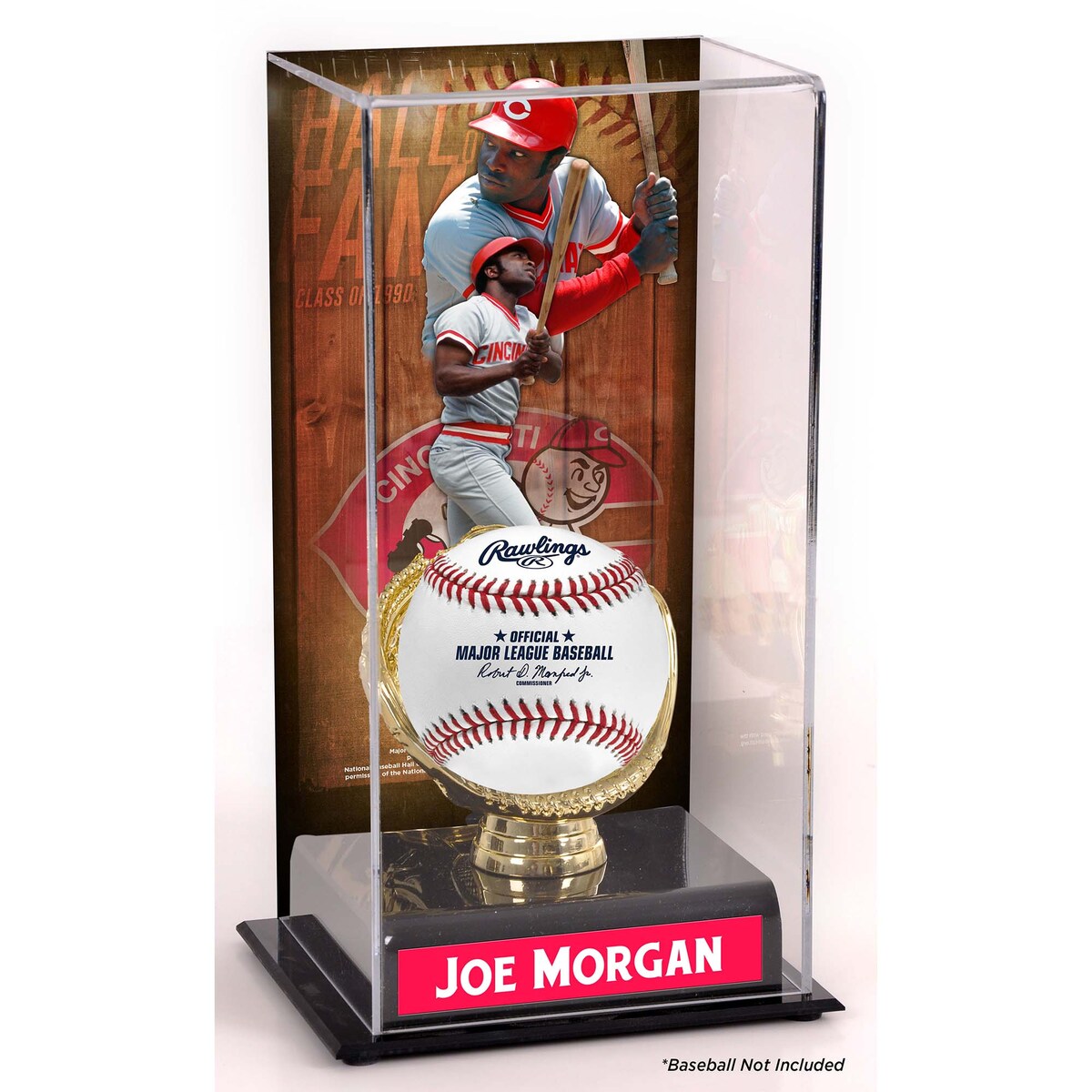 MLB レッズ ジョー・モーガン コレクタブル用 野球ボールケース（ボール無し） Fanatics（ファナティクス） (UNS TALL DISPLAY CASE 44789)