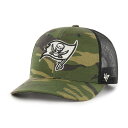 NFL バッカニアーズ アジャスタブルキャップ '47 メンズ カモフラ (NFL Camo Strap Trucker)