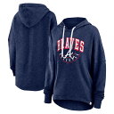 Comfortably and stylishly root for your team in this Fanatics Branded Luxe pullover hoodie. It features distressed Atlanta Braves graphics and details that bring a vintage flair to your ensemble. Dropped shoulders and an oversized design supply a roomy feel with great mobility.Machine wash, tumble dry lowOfficially licensedOversized fitRounded droptail hemPulloverLong sleeveDropped shouldersMaterial: 60% Cotton/40% PolyesterMidweight hoodie suitable for moderate temperaturesImportedBrand: Fanatics BrandedDistressed details for a vintage lookHoodedDistressed screen print graphics