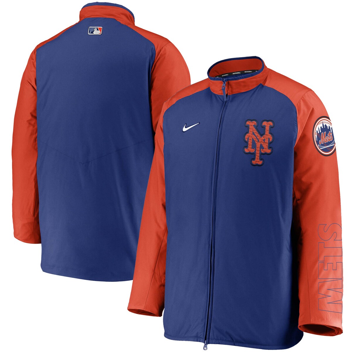MLB メッツ ジャケット Nike ナイキ メンズ ロイヤル (Men's MLB Nike Authentic Baseball Dugout Jacket) 1