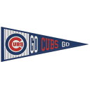 MLB カブス ペナント ウィンクラフト (13X32 Wool Pennant Slogan)