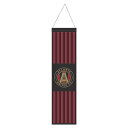 MLS アトランタ・ユナイテッドFC フラッグ ウィンクラフト (WCR S23 8X32 Wool Banner Primary)