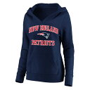 Pay a nod to your NFL favorites even when the temperature dips by adding this New England Patriots Heart and Soul hoodie from Fanatics Branded. It features instantly recognizable New England Patriots graphics printed just below a V-neckline for a bit of added style. The front pouch pocket offers a classic look and storage space, while the midweight design makes this pullover a fitting choice for gearing up before the next kickoff.Brand: Fanatics BrandedMachine wash, tumble dry lowScreen print graphicsOfficially licensedV-neckPulloverHoodedImportedLong sleeveMaterial: 80% Cotton/20% PolyesterMidweight hoodie suitable for moderate temperaturesFront pouch pocket