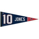 【公式グッズ】NFL ペイトリオッツ マック・ジョーンズ ペナント WinCraft/ウィンクラフト (12x30 Draft Player Premium Pennant)