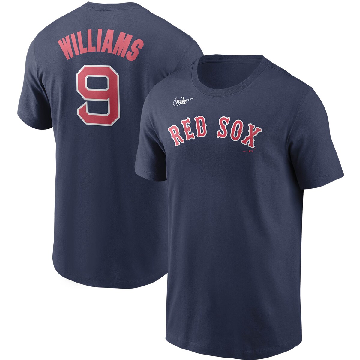 【公式グッズ】MLB レッドソックス テッド・ウィリアムズ Tシャツ Nike ナイキ メンズ ネイビー (Nike Men's MLB Cooperstown NNT)