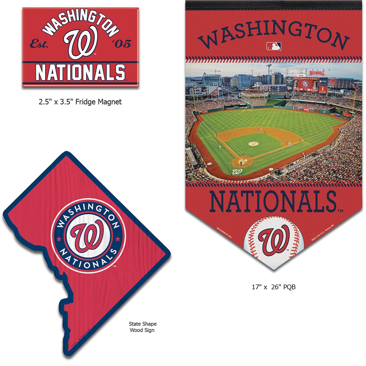 【公式グッズ】MLB ナショナルズ ギフトセット ウィンクラフト (2018 Home Goods Gift Set)