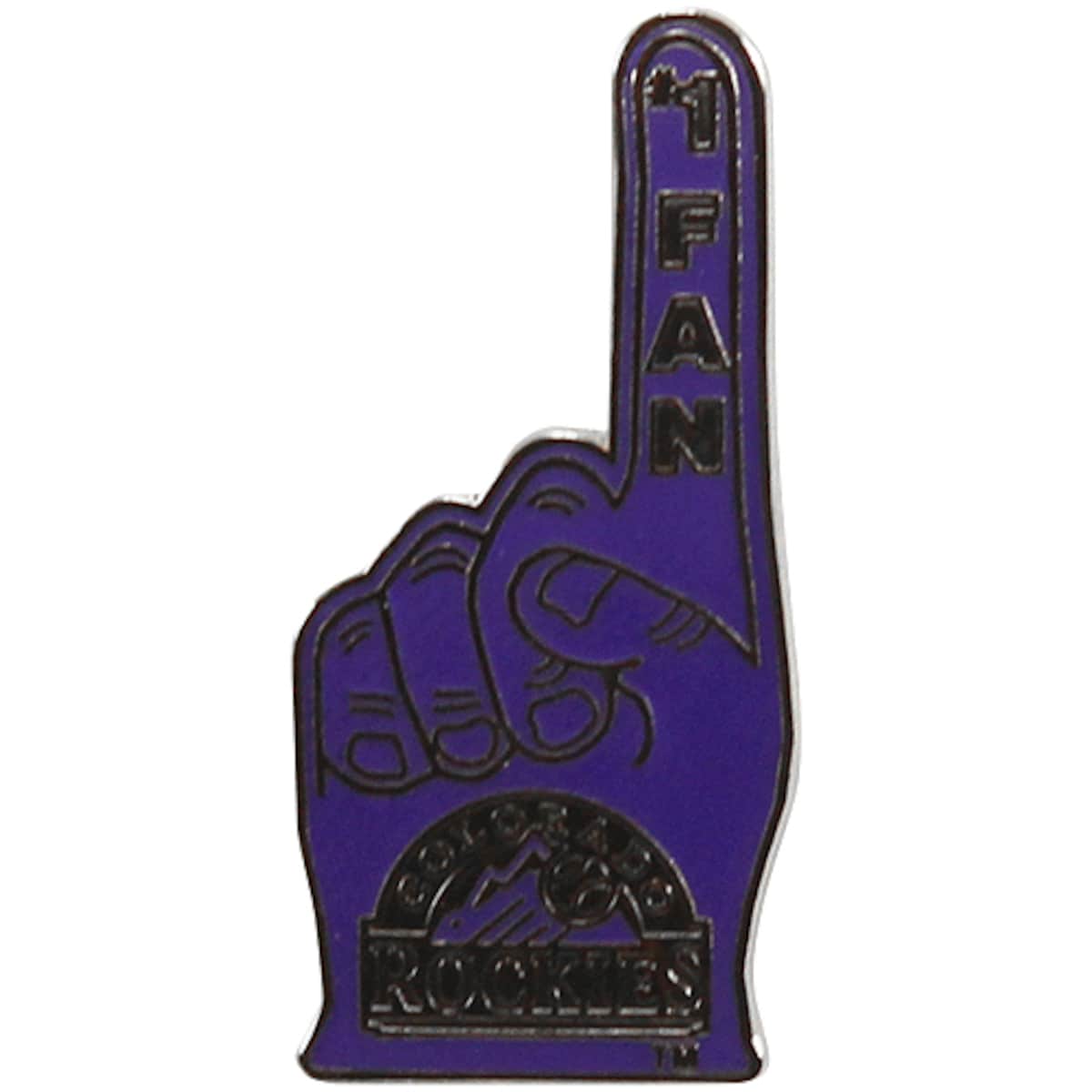 Bring a touch of Colorado pride to your outfit with this handsome team pin from WinCraft. Vibrant enameled graphics won't fade-just like your Rockies fervor! The pin fastens securely at the back and the small size makes a great, subtle addition to lapels and hats. Friends and fans alike will love this classic expression of Colorado spirit!Officially licensedEnamel logo with vibrant team color accentsMaterial: 100% MetalMeasures approximately 1.5" x 1.5"Post-back pin with butterfly claspMade of metal alloyBrand: WinCraftMade in the USAImported
