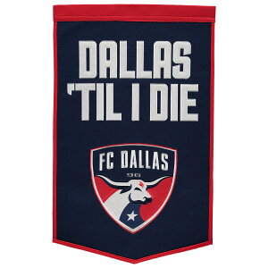 MLS FCダラス フラッグ Winning Streak Sports ネイビー (WSS SU21 MLS Dynasty Banner)