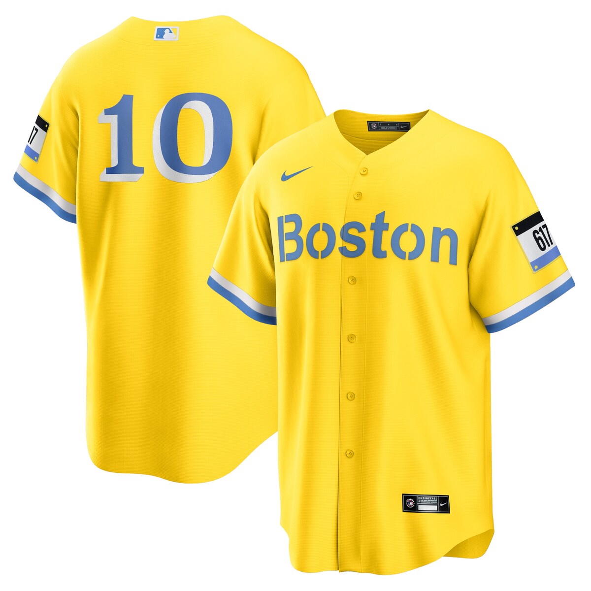 MLB レッドソックス トレバー・ストーリー レプリカ ユニフォーム Nike ナイキ メンズ ゴールド (Men's Nike City Connect Replica Player Jersey)