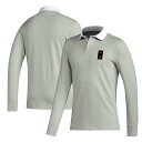 MLS FCダラス ポロシャツ Adidas（アディダス） メンズ グレイ (ADI S23 Men's Travel LS Polo)