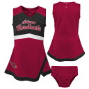 NFL カーディナルス チアドレス Outerstuff（アウタースタッフ） トドラー カージナルレッド (23 Toddler Cheer Captain Jumper Dress)