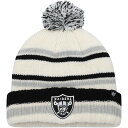 【公式グッズ】NFL レイダース ニット帽 '47 キッズ クリーム (NFL Youth Driftway Cuff Pom Knit)