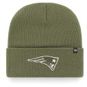 【公式グッズ】NFL ペイトリオッツ ニット帽 '47/フォーティーセブン レディース グリーン (NFL Womens Haymaker Cuff Knit)