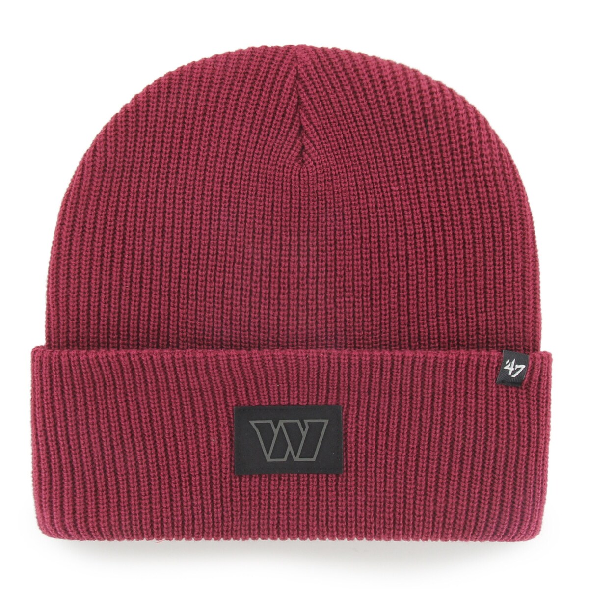 Add a staple piece to your winter accessories with this Washington Commanders Compact cuffed knit hat from '47. It features a solid design and subtle Washington Commanders logo for easy matching. The snug fit also helps keep you warm in colder temperatures.Hand wash, dry flatBrand: '47One size fits mostMaterial: 100% AcrylicOfficially licensedImportedEmbroidered fabric appliqueCuffed