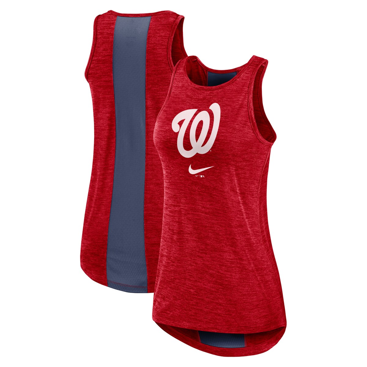 【公式グッズ】MLB ナショナルズ タンクトップ Nike/ナイキ レディース レッド (Women's Nike Right Mix High Neck Ta...