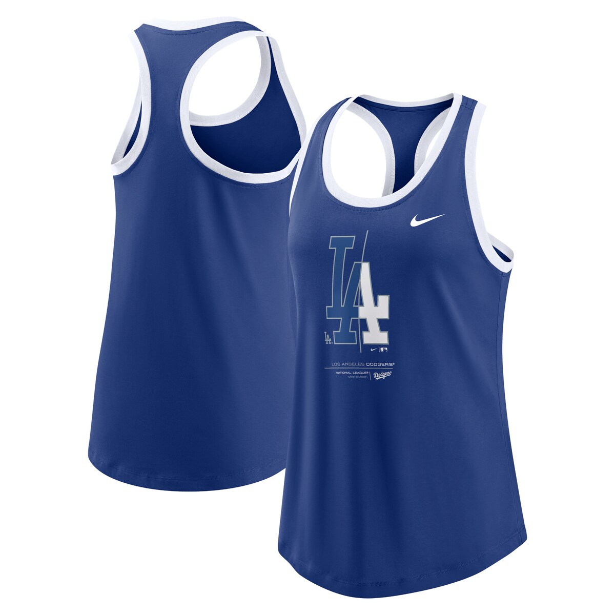 ナイキ タンクトップ  メンズ MLB ドジャース タンクトップ Nike ナイキ レディース ロイヤル (Women's Nike Team Tech Racerback Tank)