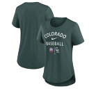 MLB ロッキーズ Tシャツ Nike ナイキ レディース グリーン (Women's NIKE City Connect Tri-Blend Short Sleeve Triblend Te)