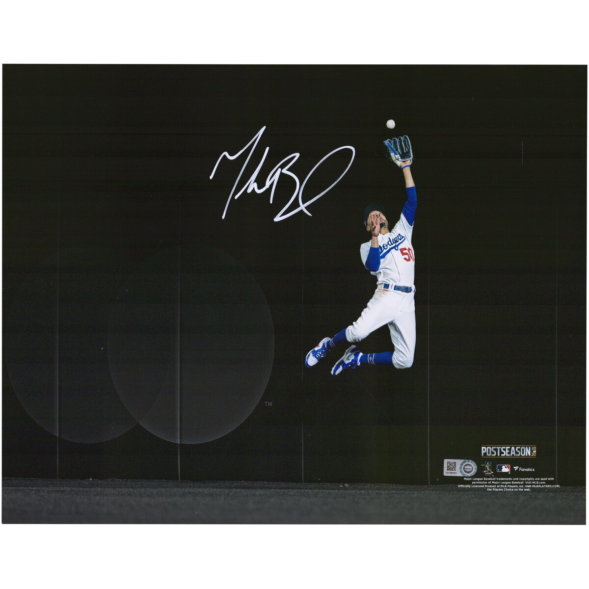 MLB hW[X [L[Exbc MTC tHg i11x14j Fanaticsit@ieBNXj (2020 MLB Auto 11x14 NLCS Champs Photo)