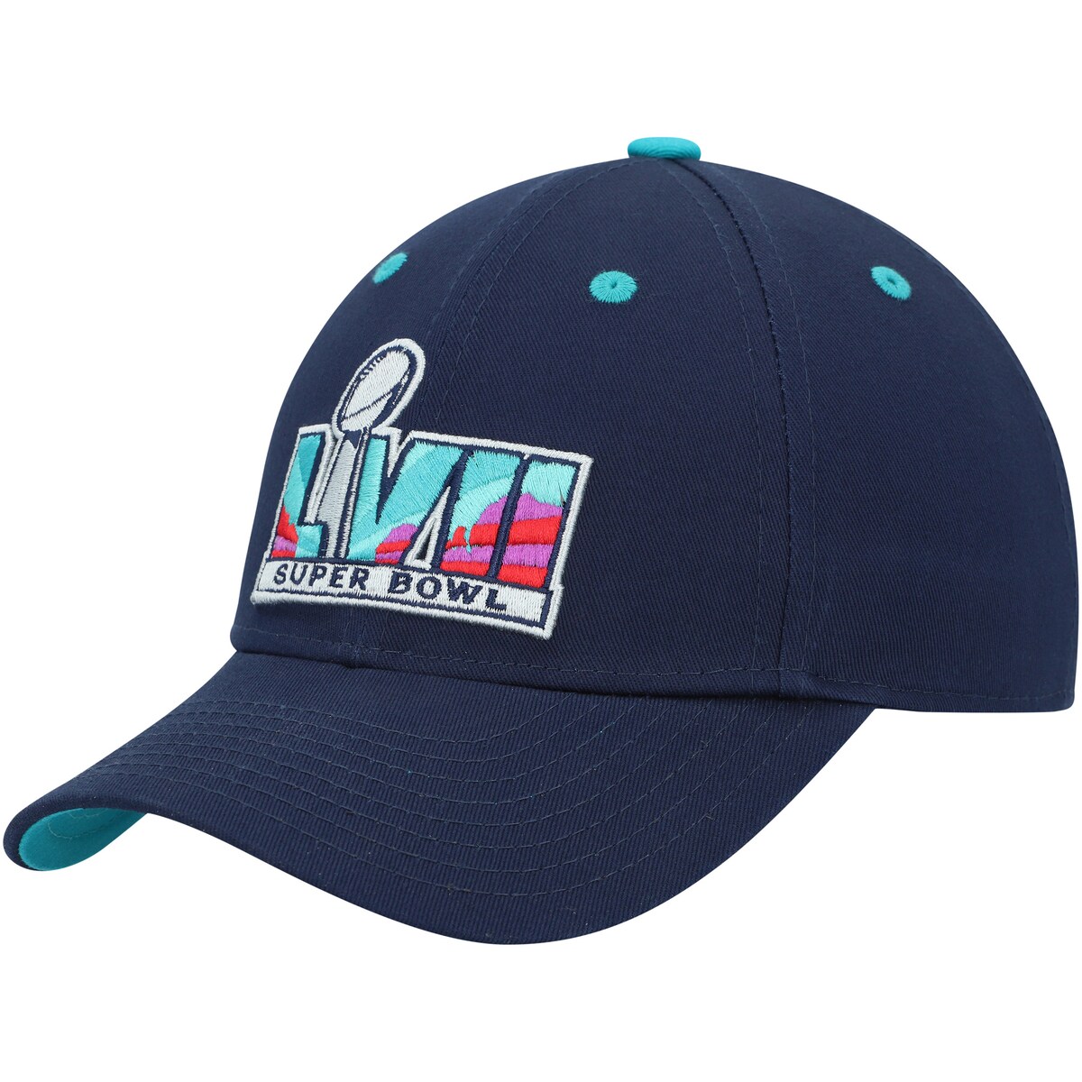 NFL スーパーボウル グッズ アジャスタブルキャップ Outerstuff（アウタースタッフ） キッズ ネイビー (NFL SB LVII Youth Basic Structured Adjustable)