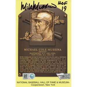 【MLB公式ホログラム付】MLB ヤンキース マイク・ムッシーナ 直筆サイン フォト Fanatics ファナティクス オーセンティック (BBMI112619)