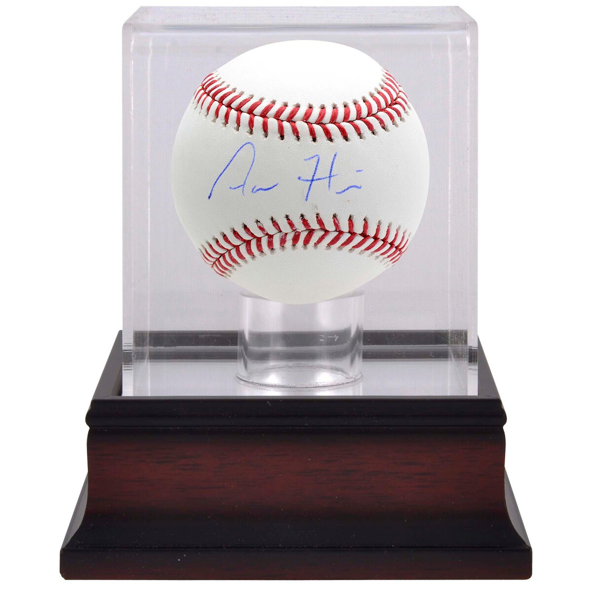 MLB オリオールズ アーロン・ヒックス 直筆サイン ボール Fanatics（ファナティクス） (AUT BASEBALL WITH DISPLAY CASE 6142022)