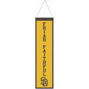 【公式グッズ】MLB パドレス ペナント ウィンクラフト (8X32 Wool Banner Slogan)(3)
