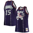 Commemorate the iconic legacy of "Vinsanity" while celebrating 75 years of illustrious NBA insanity with this Toronto Raptors Diamond Swingman jersey from Mitchell & Ness. Along with a sleeveless design, this top offers lightweight fabric to keep you fresh throughout the day. Featuring legendary Toronto Raptors and Vince Carter graphics, this is the perfect way to show your timeless devotion to your favorite team and player in the NBA.SleevelessSwingman ThrowbackOfficially licensedWoven jock tag at hemMachine wash, line dryStitched designStitched holographic applique with faux diamond patternImportedMaterial: 100% PolyesterBrand: Mitchell & NessStraight hemline with side splits