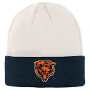 【公式グッズ】NFL ベアーズ ニット帽 Outerstuff キッズ クリーム (NFL Youth Bone Cuff Knit)