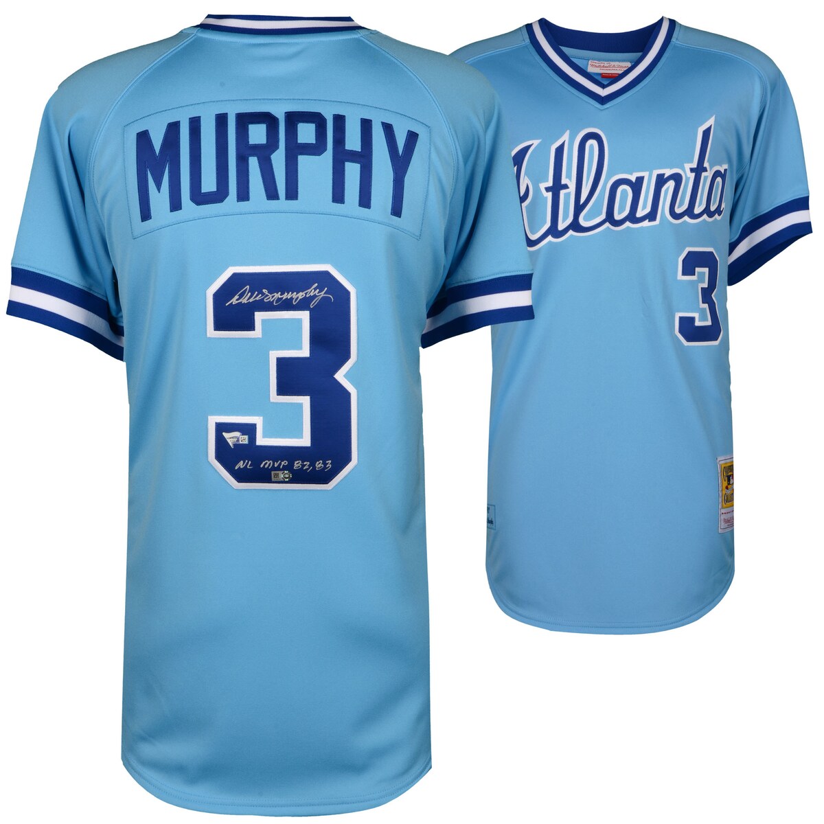 MLB ブレーブス デール・マーフィー 直筆サイン ユニフォーム Fanatics（ファナティクス） ブルー (Aut Jersey MLB)