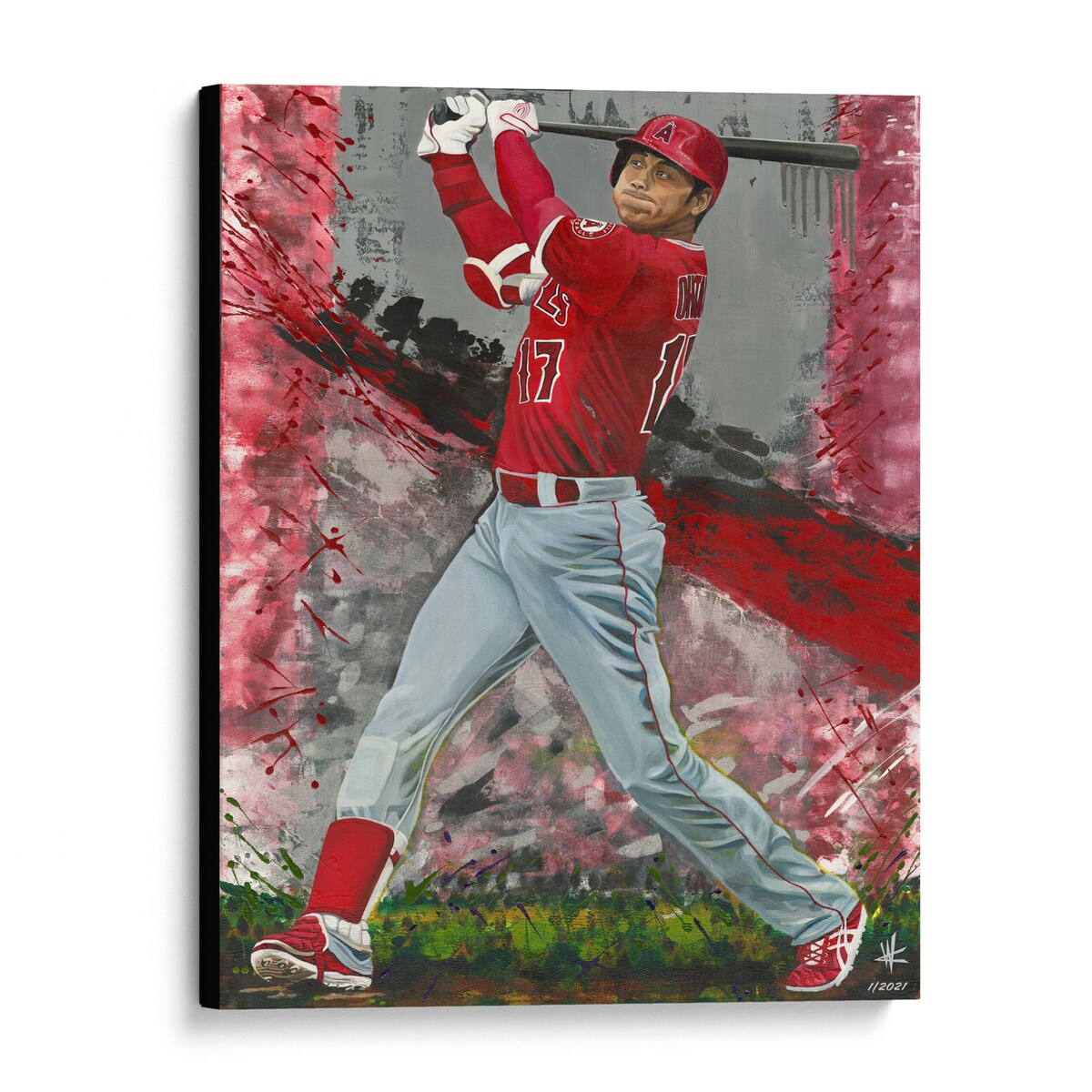 MLB エンゼルス 大谷 翔平 直筆サイン フォト Fanatics（ファナティクス） (AUT GICLEE 11122021)