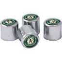 MLB アスレチックス カー用品・カーアクセサリー ウィンクラフト (Valve Stem Covers)