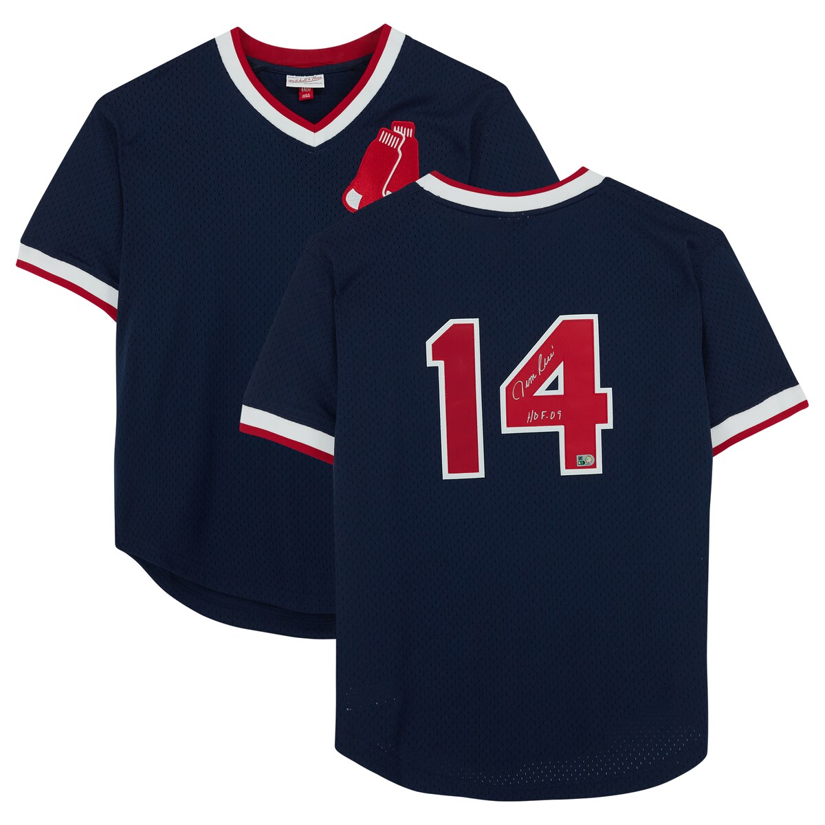 MLB レッドソックス ジム・ライス 直筆サイン ユニフォーム Fanatics（ファナティクス） (AUT BB JERSEY 45092)