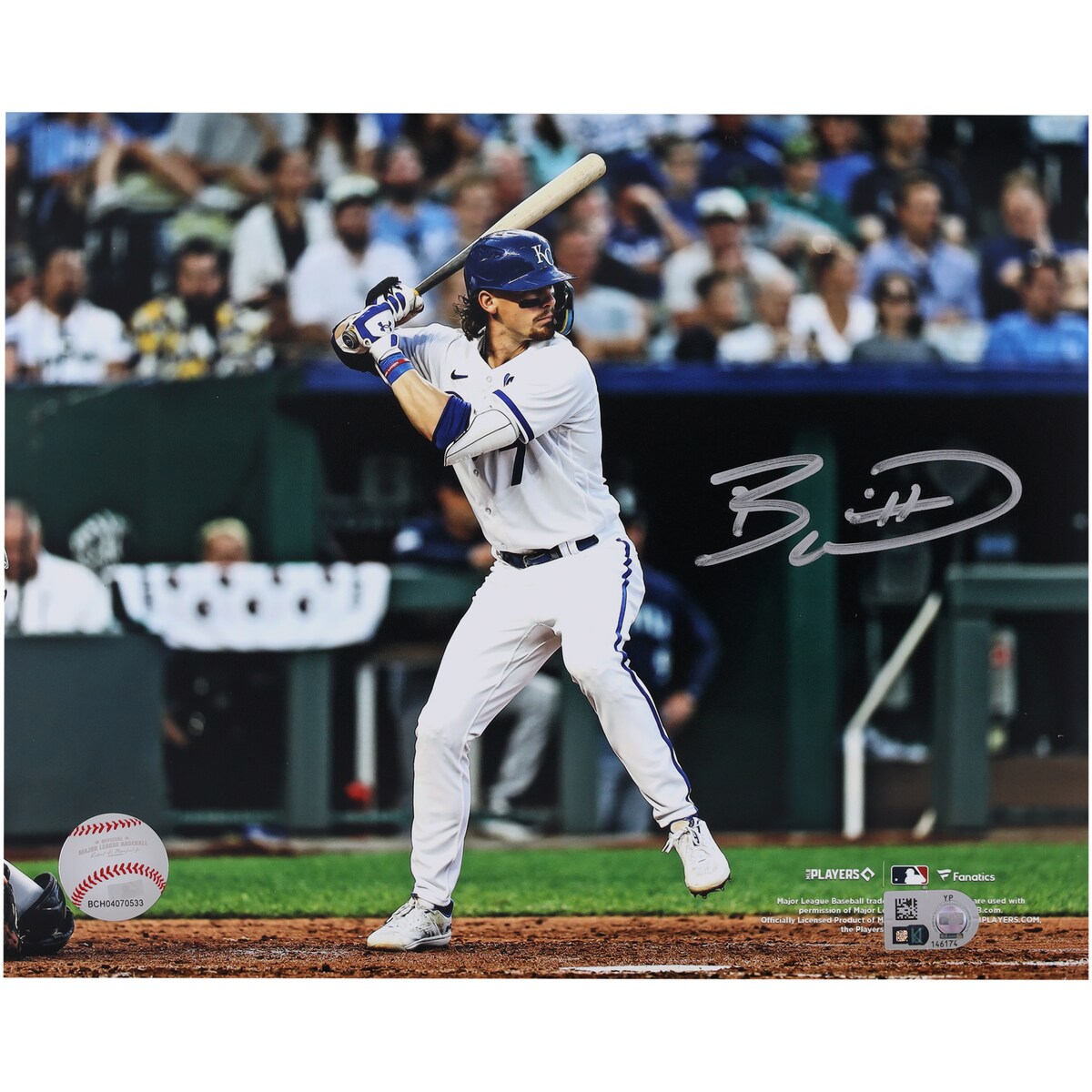 MLB ロイヤルズ ボビー・ウィット・Jr 直筆サイン フォト （8x10） Fanatics（ファナティクス） (AUT 08x10 PHOTO 45162)