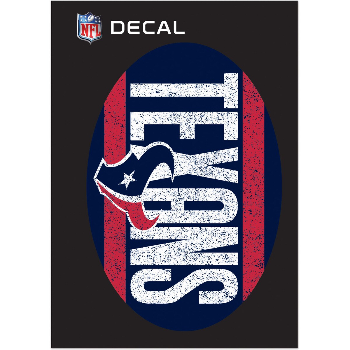NFL テキサンズ カー用品・カーアクセサリー ウィンクラフト (5x7 All Surface Decal-OFF PRICE)