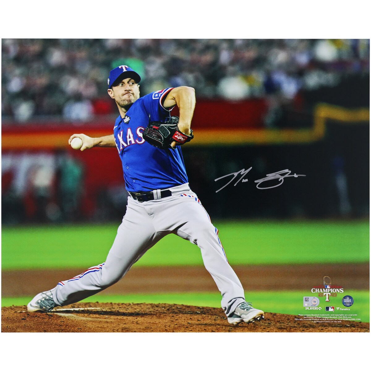 楽天Fanatics公式ストア 楽天市場店MLB レンジャーズ マックス・シャーザー 直筆サイン フォト （16x20） Fanatics（ファナティクス） （AUT 23 MLB CHP 16x20 PHOTO 45225）