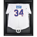 The Texas Rangers black framed logo jersey display case opens on hinges and is easily wall-mounted. It comes with a 24" clear acrylic rod to display a collectible jersey. This case is constructed with a durable, high-strength injection mold backing, encased by a beautiful wood frame and features an engraved team logo on the front. Officially licensed by Major League Baseball. The inner dimensions of the case are 38" x 29 1/2"x 3" with the outer measurements of 42" x 34 1/2" x 3 1/2". Memorabilia sold separately.Easily wall mountedWood frameHas a LogoOfficially licensed MLB productHinges to open easilyMemorabilia sold separatelyOfficially licensedImportedEngraved team graphicsBrand: Fanatics AuthenticIncludes acrylic rod to hold jerseyMade in the U.S.A.Collectible jersey display case