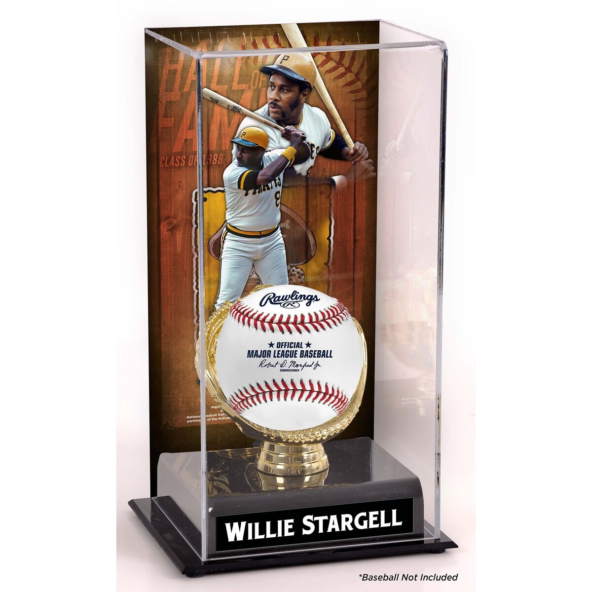 MLB パイレーツ ウィリー・スタージェル コレクタブル用 野球ボールケース（ボール無し） Fanatics（ファナティクス） (UNS TALL DISPLAY CASE 44789)