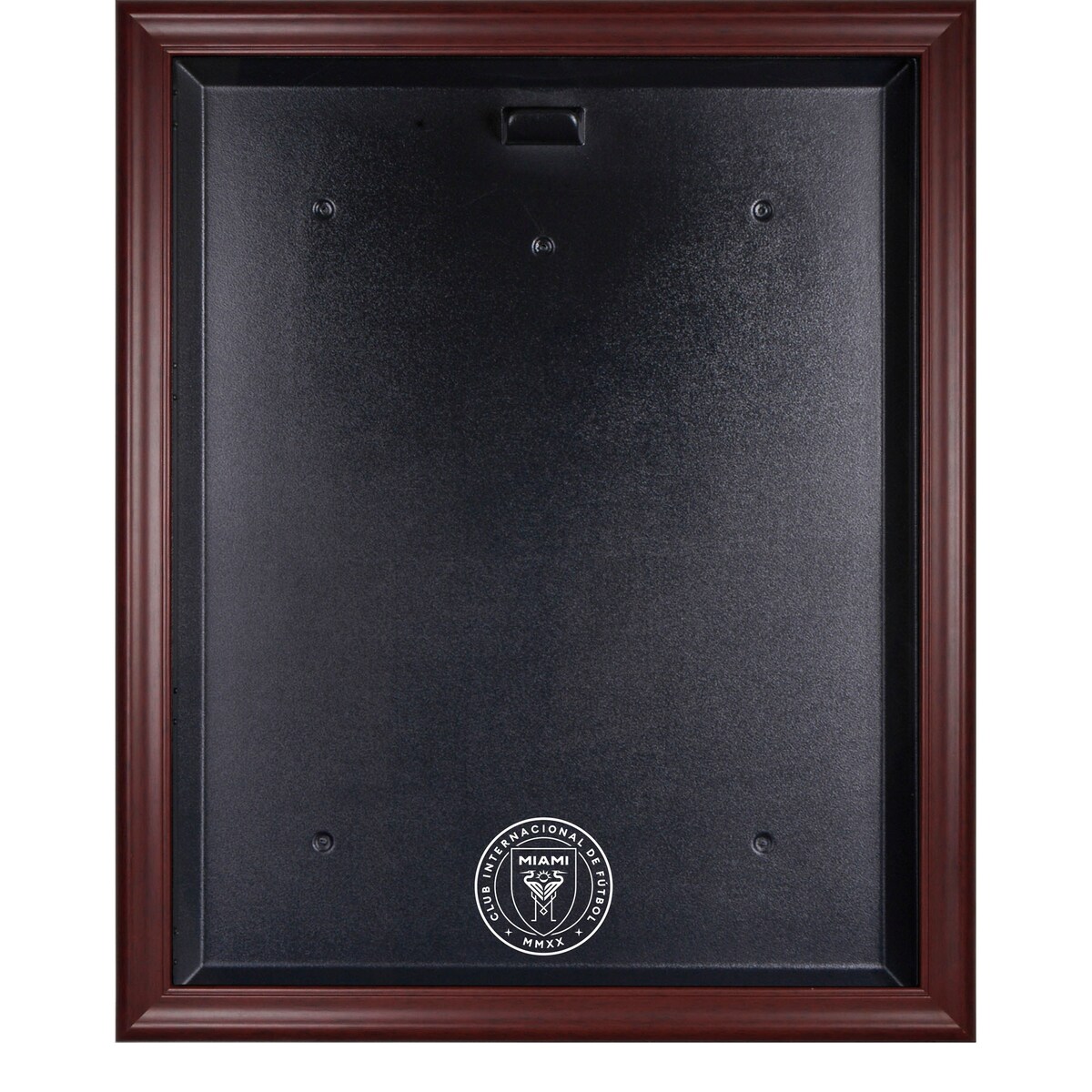 This Inter Miami CF framed logo jersey display case is made from a durable, high strength injection mold backing, and th...