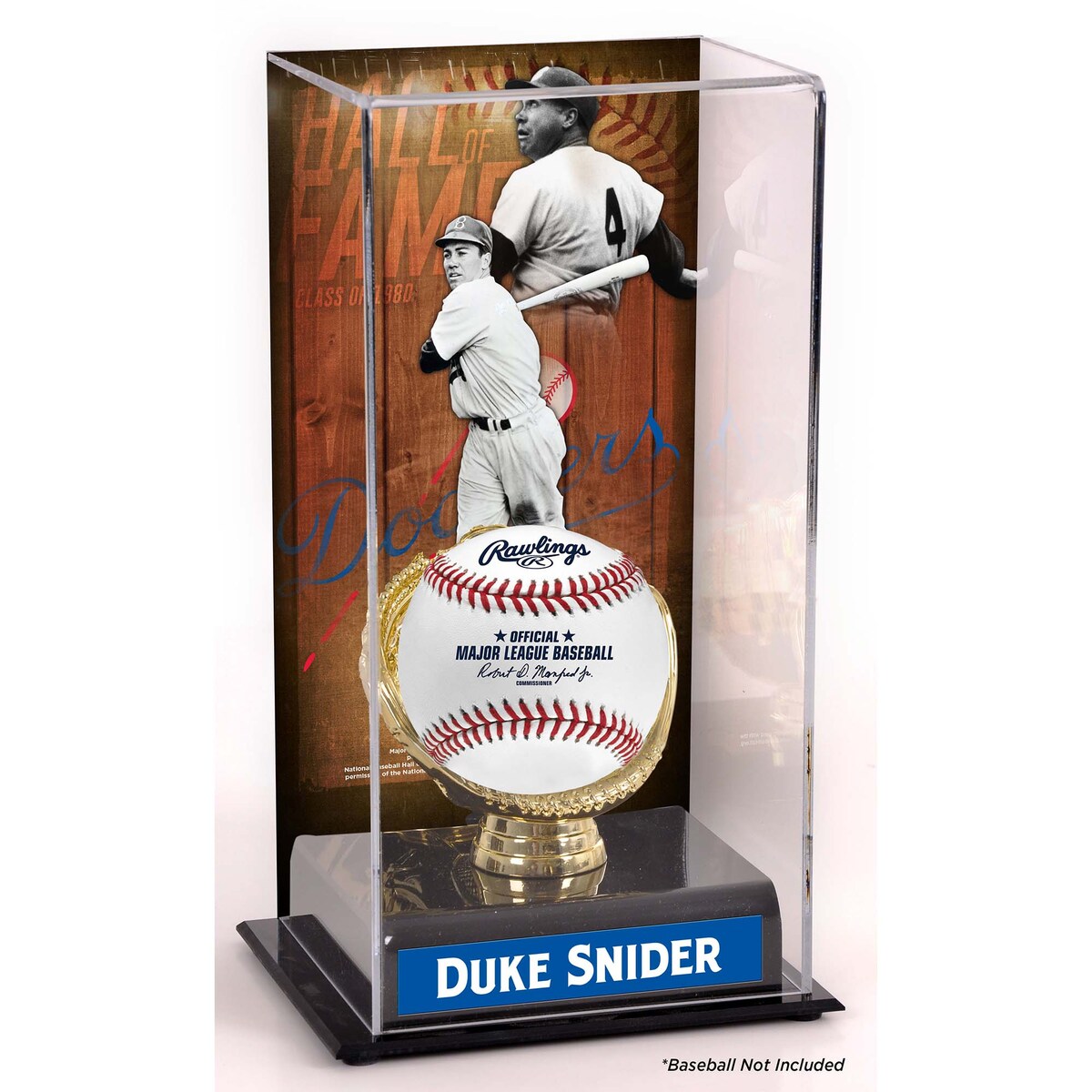 MLB ドジャース デューク・スナイダー コレクタブル用 野球ボールケース（ボール無し） Fanatics（ファナティクス） (UNS TALL DISPLAY CASE 44789)