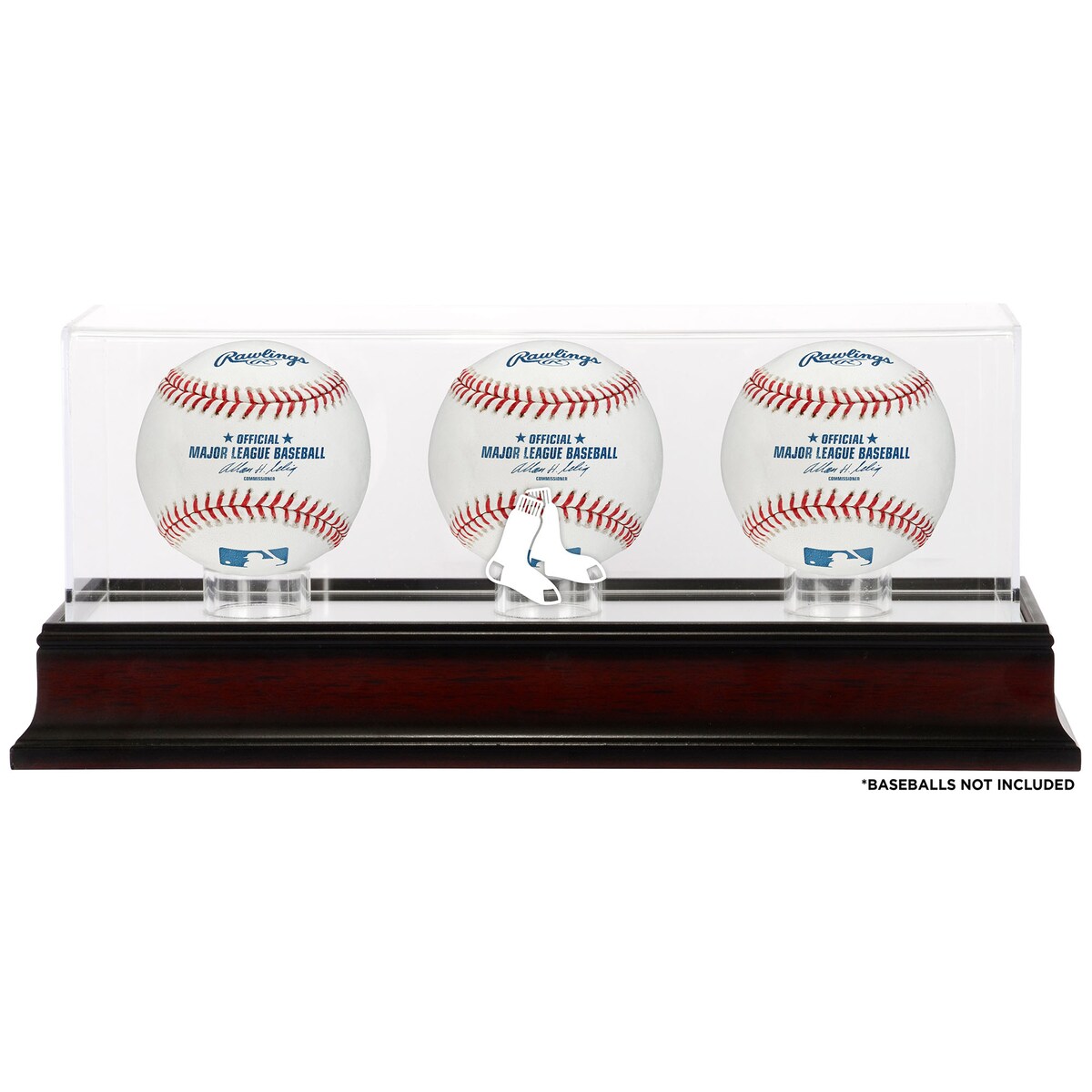 【公式グッズ】MLB レッドソックス コレクタブル用 野球ボールケース（ボール無し） Fanatics（ファナティクス） (3 Baseball Display Case MLB)