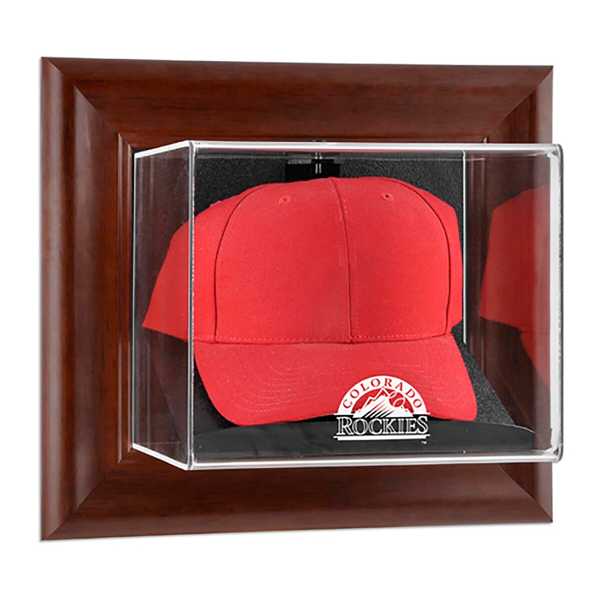 MLB ロッキーズ コレクタブル用 帽子ケース Fanatics（ファナティクス） ブラウン (Fr Wall Mount Cap Display Case)