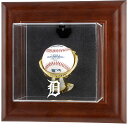 MLB タイガース コレクタブル用 野球ボールケース（ボール無し） Fanatics（ファナティクス） ブラウン (Fr Mount Baseball Display Case)