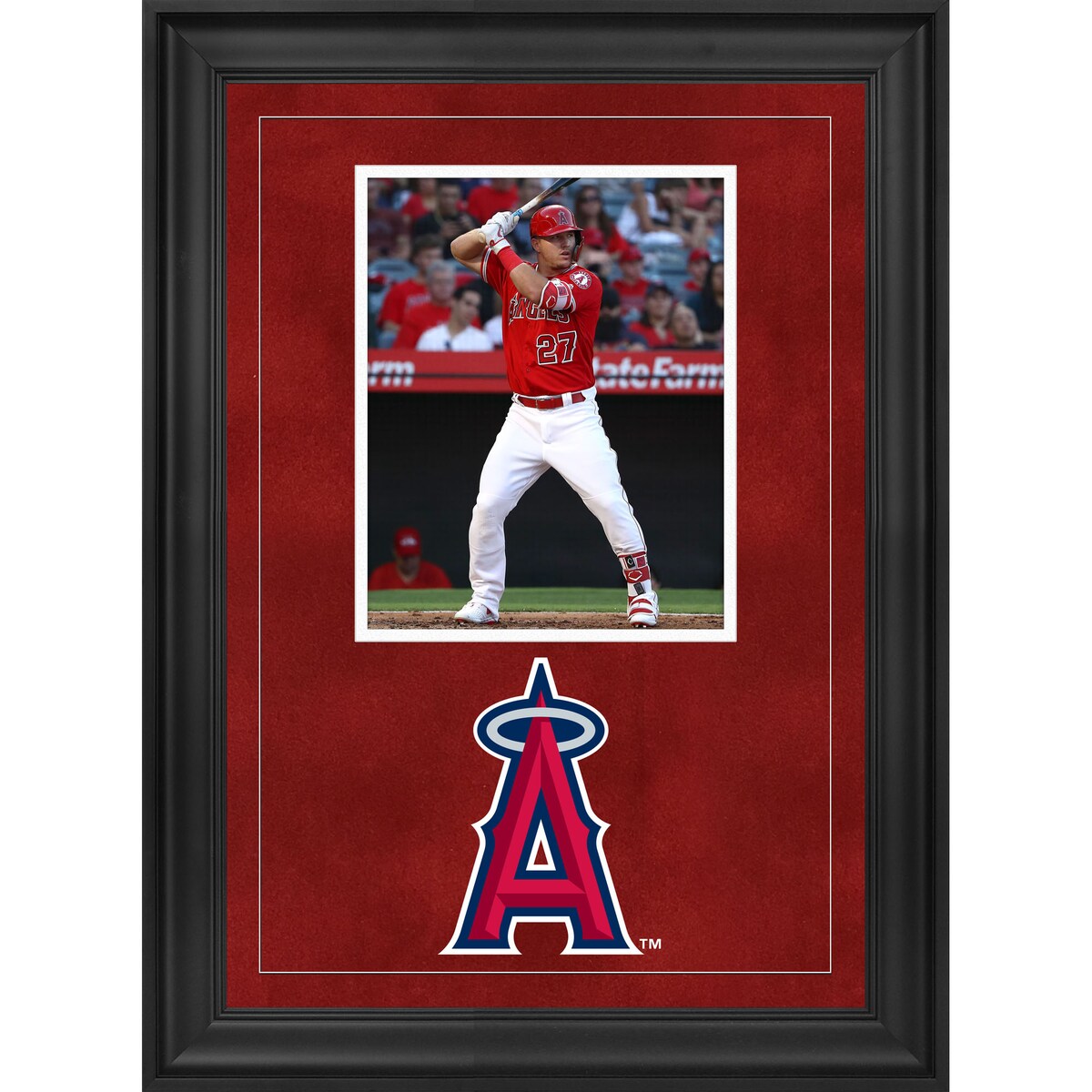 MLB エンゼルス コレクタブル用フォトフレーム Fanatics（ファナティクス） (8x10 Deluxe Team Logo Vertical Photo Frame MLB)