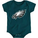 You've been a fiercely loyal Philadelphia Eagles fan for as long as you can remember. Pass that fandom down to the kiddo in your life by getting this Team Logo bodysuit. It features the iconic Philadelphia Eagles logo at the center, which effortlessly highlights their devotion. The lap shoulder neckline and three snaps at the bottom make dressing and undressing super easy.Officially licensedMachine wash, tumble dry lowImportedMaterial: 90% Cotton/10% PolyesterBrand: OuterstuffScreen print graphicsThree snaps at bottomLap shoulder necklineShort sleeve