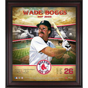 エントリーでポイント 5倍【公式グッズ】MLB レッドソックス ウェイド・ボッグス コレクタブルフォト Fanatics ファナティクス オーセンティック (15x17 HOF Profile MLB)