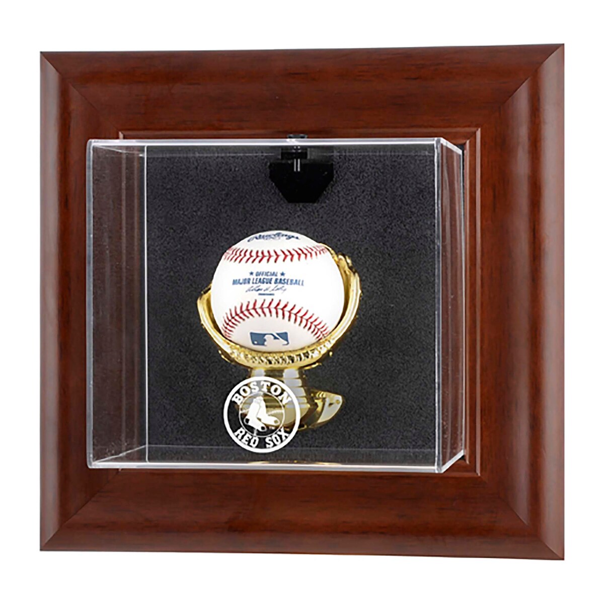 MLB レッドソックス コレクタブル用 野球ボールケース（ボール無し） Fanatics（ファナティクス） ブラウン (Fr Mount Baseball Display Case) 1